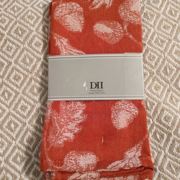 Autumn Fall Cotton Napkins Set Of 2 - Picture 2 of 6